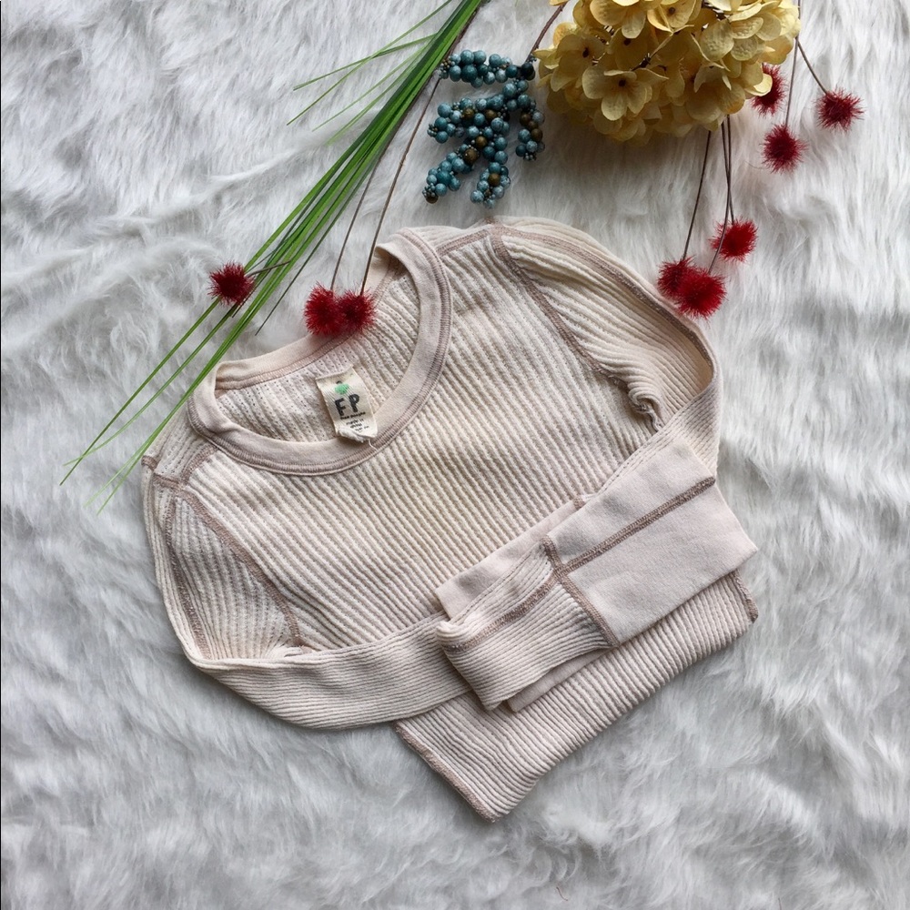 Free People Ribbed Top